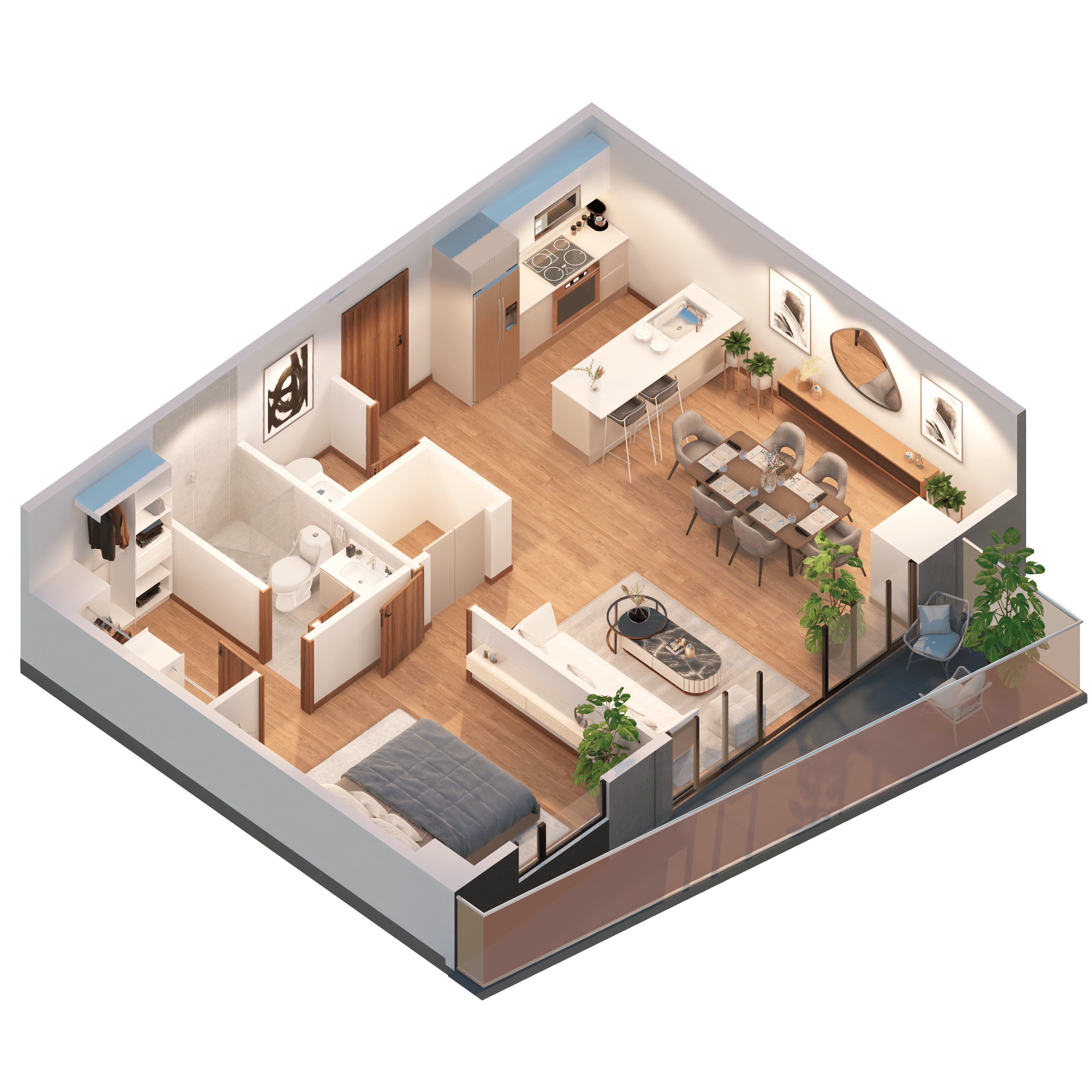 Apartamento Tipo A-1 - Via Pulté
